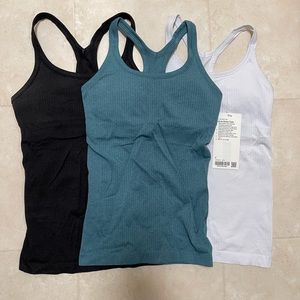 LULULEMON EBB TO STREET TANK TOPS SET, SIZE 4‼️FIRL PRICE‼️